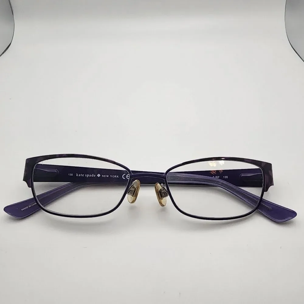 Kate Spade Jossina Purple Tortoiseshell Prescription Glasses Frames
